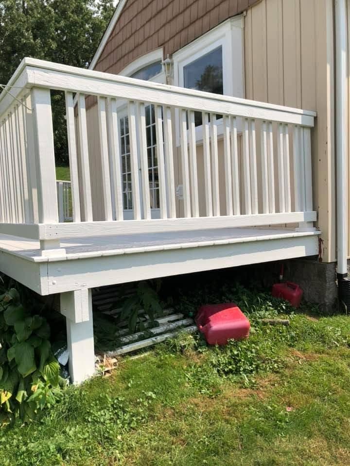 Repainted deck and ramp