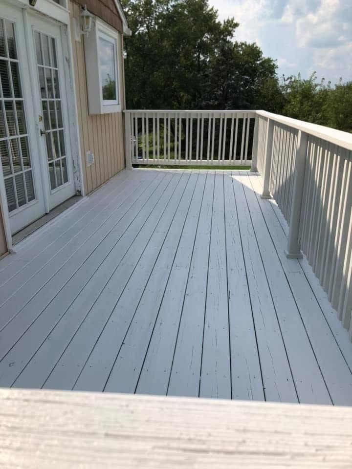 Repainted deck and ramp, view 6